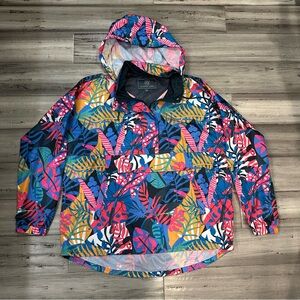 Lauren James windbreaker pullover jacket size large women’s